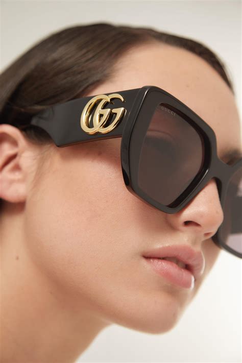 black gucci glasses women's